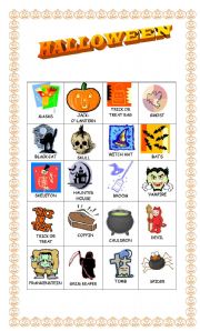 Halloween pictionary