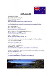 English Worksheet: New Zealands Day