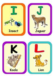 English Worksheet: Alphabet flash cards part 2