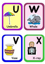 Alphabet flash-cards part 3