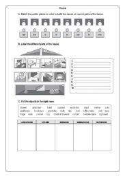 Vocabulary about the topic House