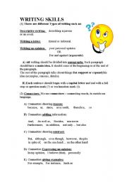 English Worksheet: Writing Skills