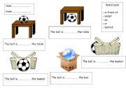 prepositions worksheet