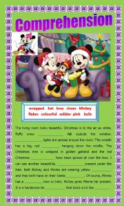 English Worksheet: Comprehension - Gift Giving