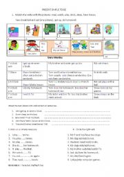 English Worksheet: to add s, es or not