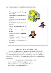 English Worksheet: can and present continuous tense ws