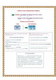 Passive voice (present and past simple)