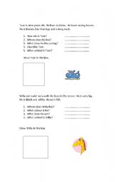 English worksheet: Comprehension for Young Learners