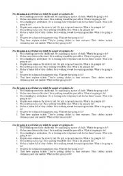 English Worksheet: be going to