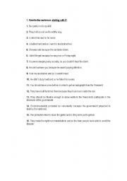 English worksheet: If Clauses