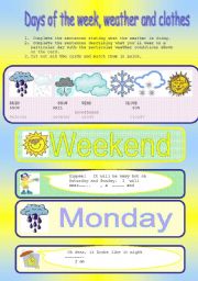 days of the week, months, seasons, 