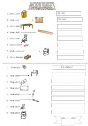 English Worksheet: this / that