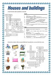 English Worksheet: Houses and Buildings