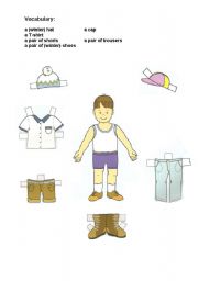 Clothes - three worksheets