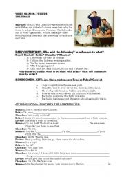 English Worksheet: Friends - Series Finale