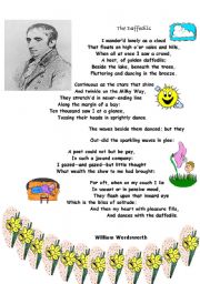 English Worksheet: Daffodils by William Wordsworth