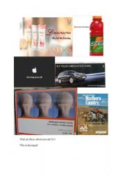 English Worksheet: Advertising Lesson Worksheets (3)