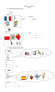 English Worksheet: Simple Past -Regular Verbs