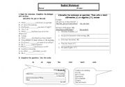 English worksheet: Present Simple 