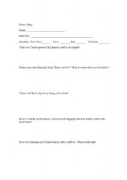 English worksheet: The Snow Walker