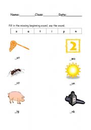 English worksheet: Phonics