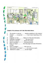 relative clause exercises