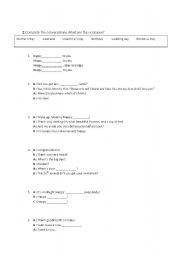 English worksheet: special occasions