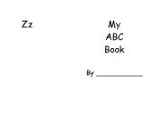 English worksheet: ABC Booklet