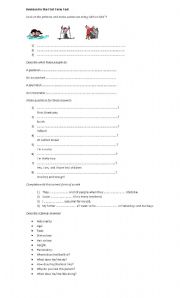 English worksheet: Revision Adults Elementary