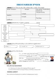 English Worksheet: Fight Stereotypes (key included)