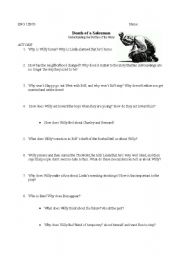 English Worksheet: Death of a Salesman