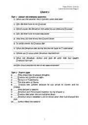 English Worksheet: Exercises to Dracula Chapter 6