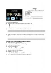English Worksheet: Fringe, The Pilot