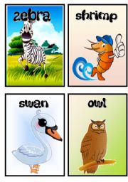 English Worksheet: animals