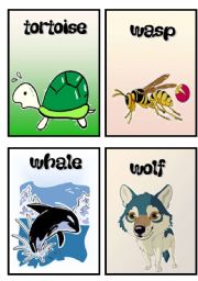 English Worksheet: animals