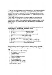 English Worksheet: present simple