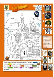 English Worksheet: Halloween Fun 2