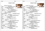 English Worksheet: to be & to have exercise