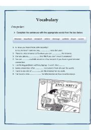 English Worksheet: Computers