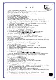 English Worksheet: Oliver Twist