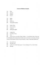 English Worksheet: Halloween Jeopardy Quiz Answer Key