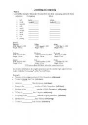 English Worksheet: Comparatives and superlatives (describing Girls Generation)