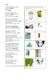 English worksheet: Fireflies - Song worksheet