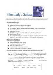 English Worksheet: gattaca