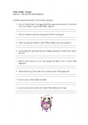 English worksheet: Friends video activity - Dating