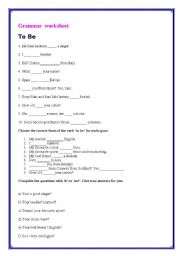 English Worksheet: Grammar worksheets
