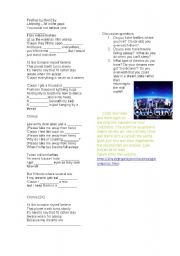 English worksheet: Fireflies by Owl City