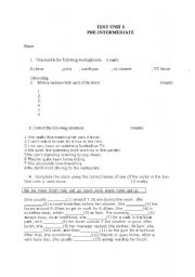 English Worksheet: present simple/present progressive