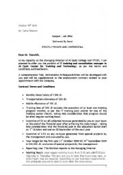 English Worksheet: determiners