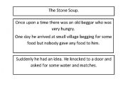 English Worksheet: Stone soup sequency